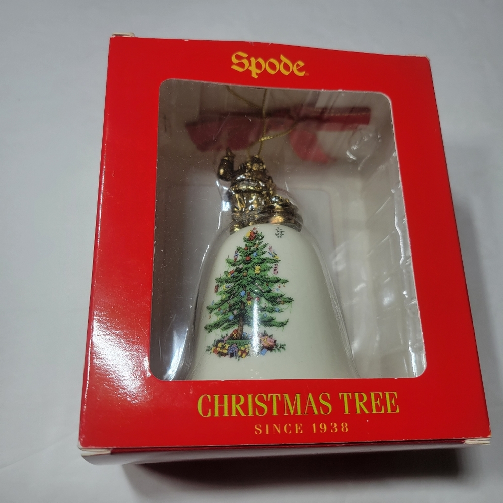 Spode Christmas Tree Annual Collector Bell Ornament 2010